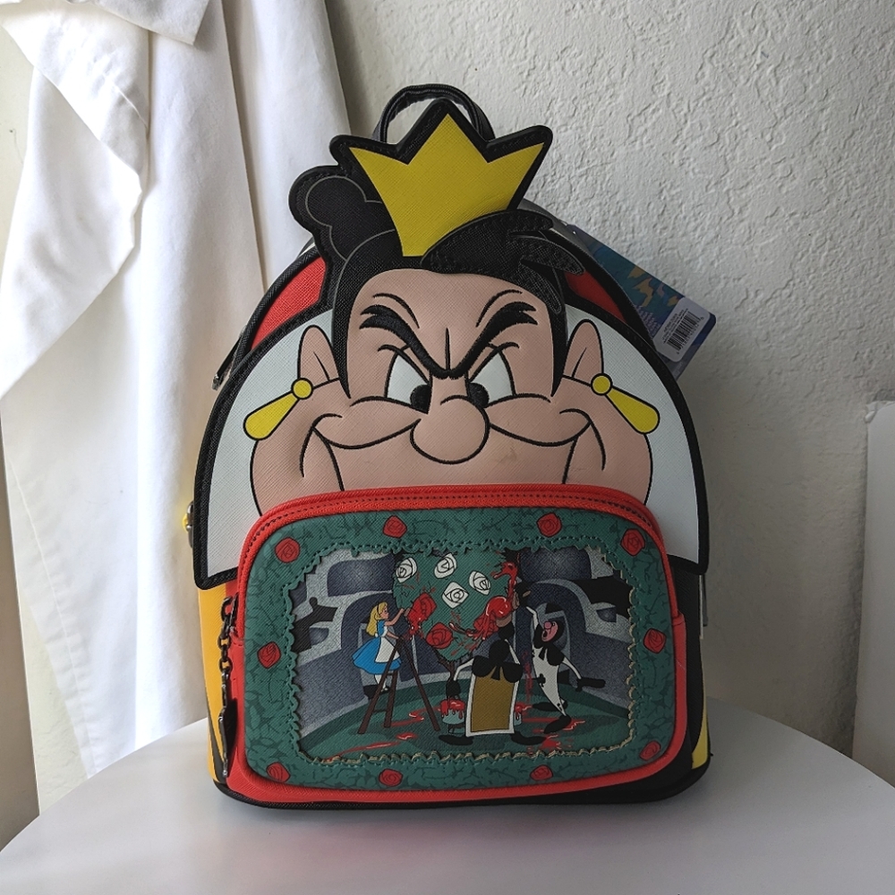 Loungefly Villains Queen of Hearts Mini Backpack
